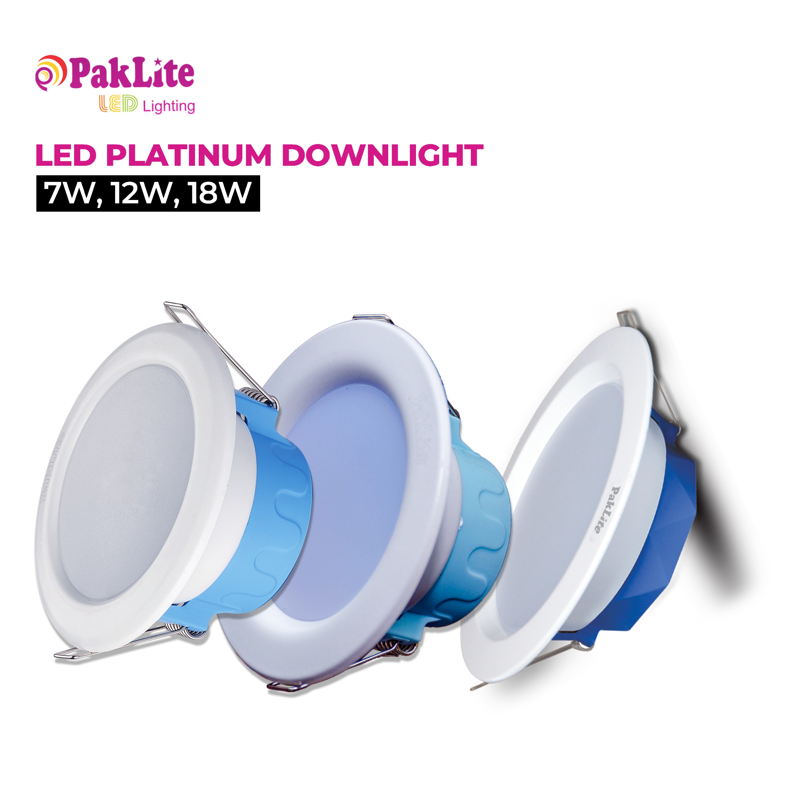 PakLite LED Platinum Downlight – 12W (Adjustable 3-4 Inch)