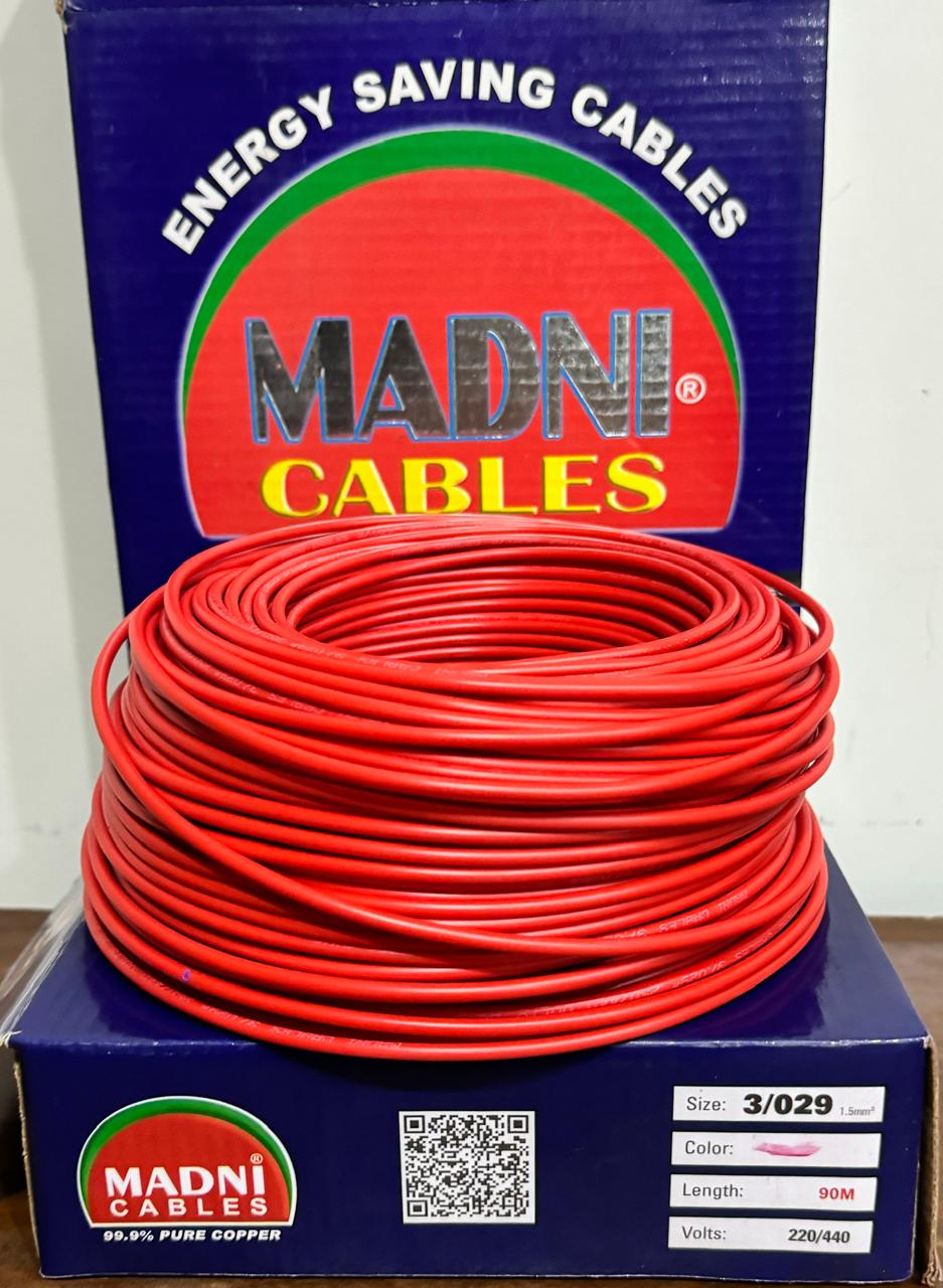 Madni 3/0.029 Single Core Copper Cable